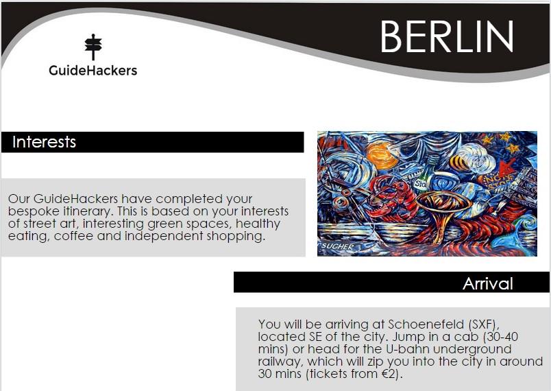GuideHackers's tweet image. Sneak peek at the design for one of our bespoke itineraries! #Berlin #travel #tourist #guides #travelhack