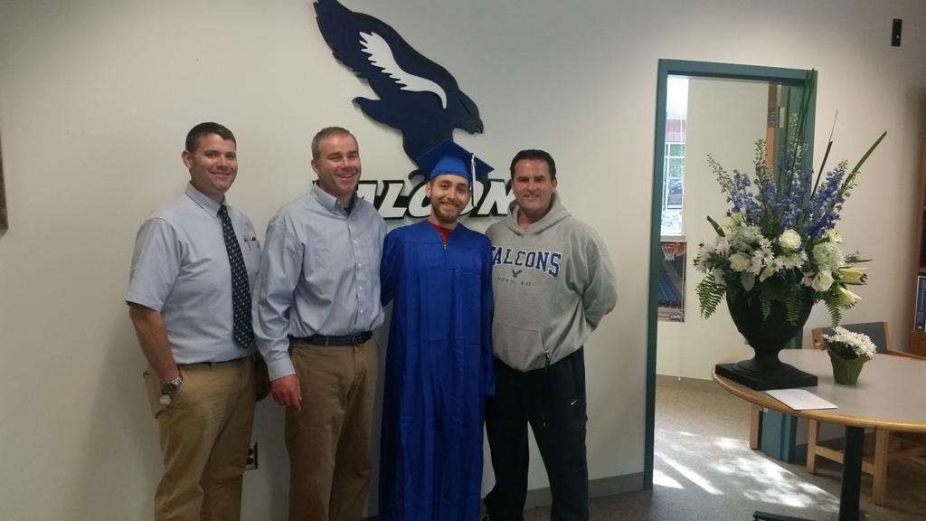 bhyde1's tweet photo. Congratulations #Mashpee Graduate Dale Cunningham!
#gotitdone #soproud #committedfaculty http://t.co/SpcRWx47Jo