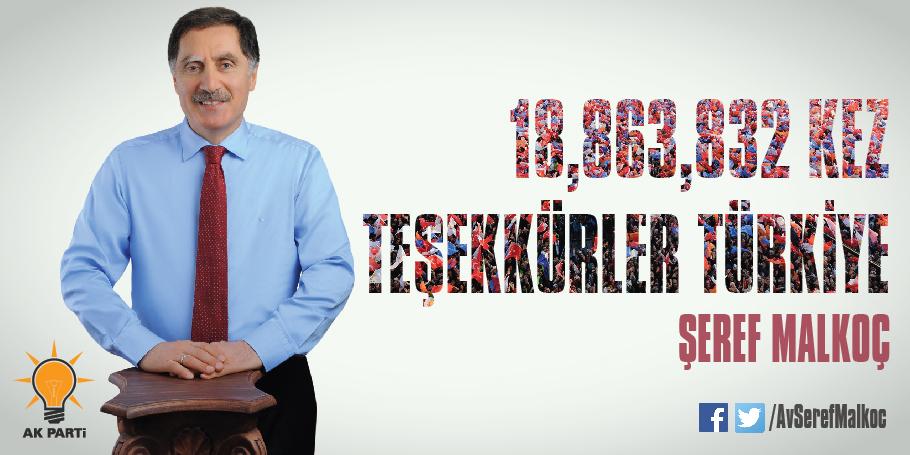 AvSerefMalkoc's tweet image. 18,863,832 kez
Teşekkürler Türkiye
#AkParti ile durmak yok yola devam.
#YeniTürkiye yolunda emin adımlarla.
