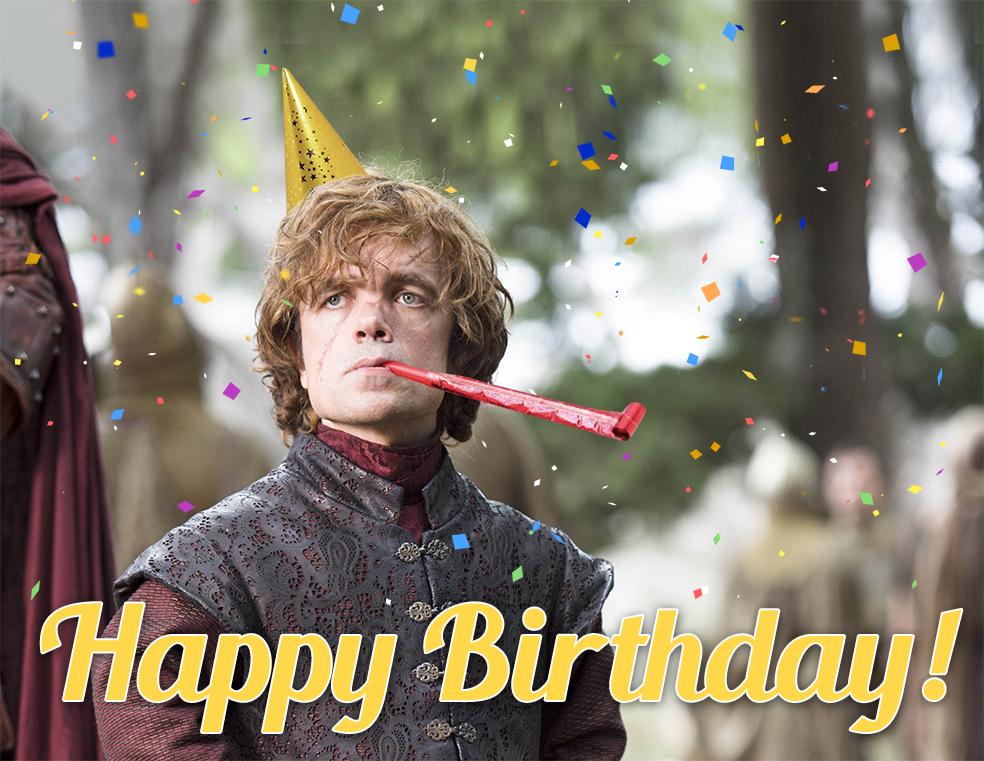 Happy Birthday Peter Dinklage! Our favourite Lannister!   