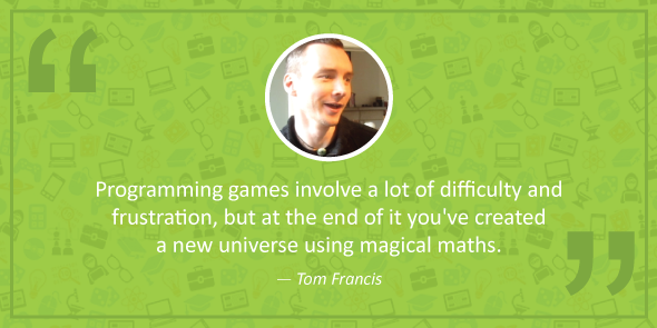 HackerEarth's tweet image. Developed a game? Share your experience with us :) via @Pentadact #GameDevelopers #GameProgrammers #Programmers