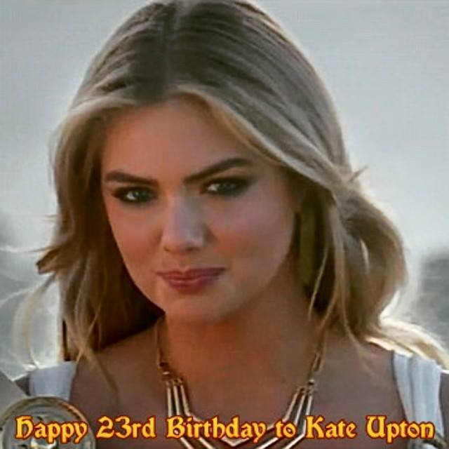 Happy 23rd Birthday to Game of War spokesperson Kate Upton!   