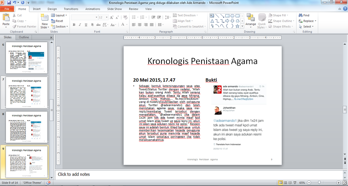 Smg dok ini &amp; bukti2nya bisa membantu penyidik <a href="/poldametrojaya/">POLDA METRO JAYA</a> menemukan unsur pidana. Mhn do'anya.
#TuntutAdeArmando