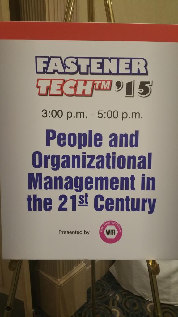 ProferredRivets's tweet image. Good job @fastenerwomen &amp;amp; @ospreyLou for having a great event.  Renee was awesome! #WIFI #Fastenertech15 #fasteners