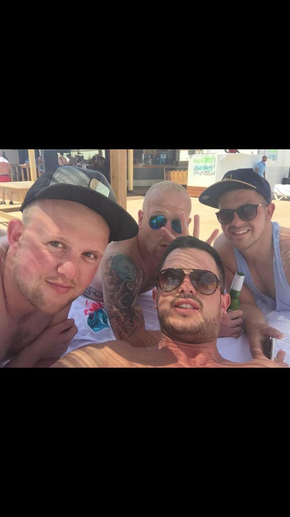 dancer_dd's tweet photo. 21 came to ibiza... 17 still going strong, 4 casualties going home 💀😷 http://t.co/1o3I9jfnVq