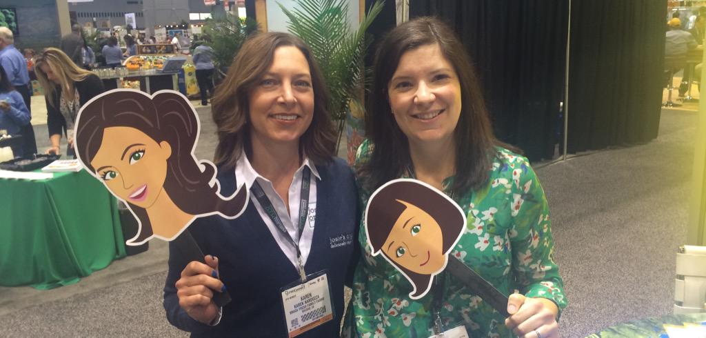 #JosieandFriends at #UnitedFresh2015 with <a href="/KarenNardozza/">Karen Nardozza</a> and Jen of <a href="/NielsenFresh/">Nielsen Perishables</a>