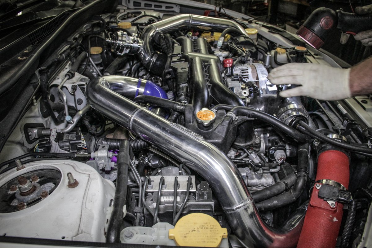 APMTuned's tweet image. APMTuned GR FMIC Installation on a 2009 Subaru WRX Hatch!