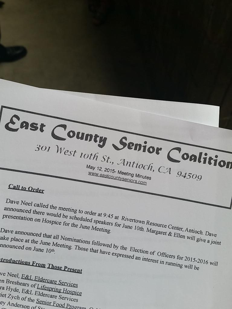 nicolerhowell's tweet image. @patrickarbore East County Senior Coalition is raving about your key note address at Living Better After 50