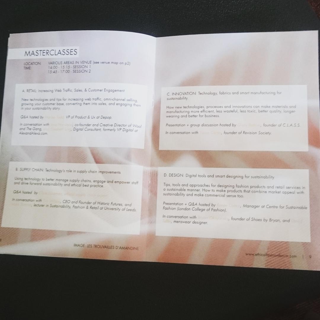 fashiontheglobe's tweet image. Ready for our first masterclass of the day at the @EthicalFashionF #Sourcesummit