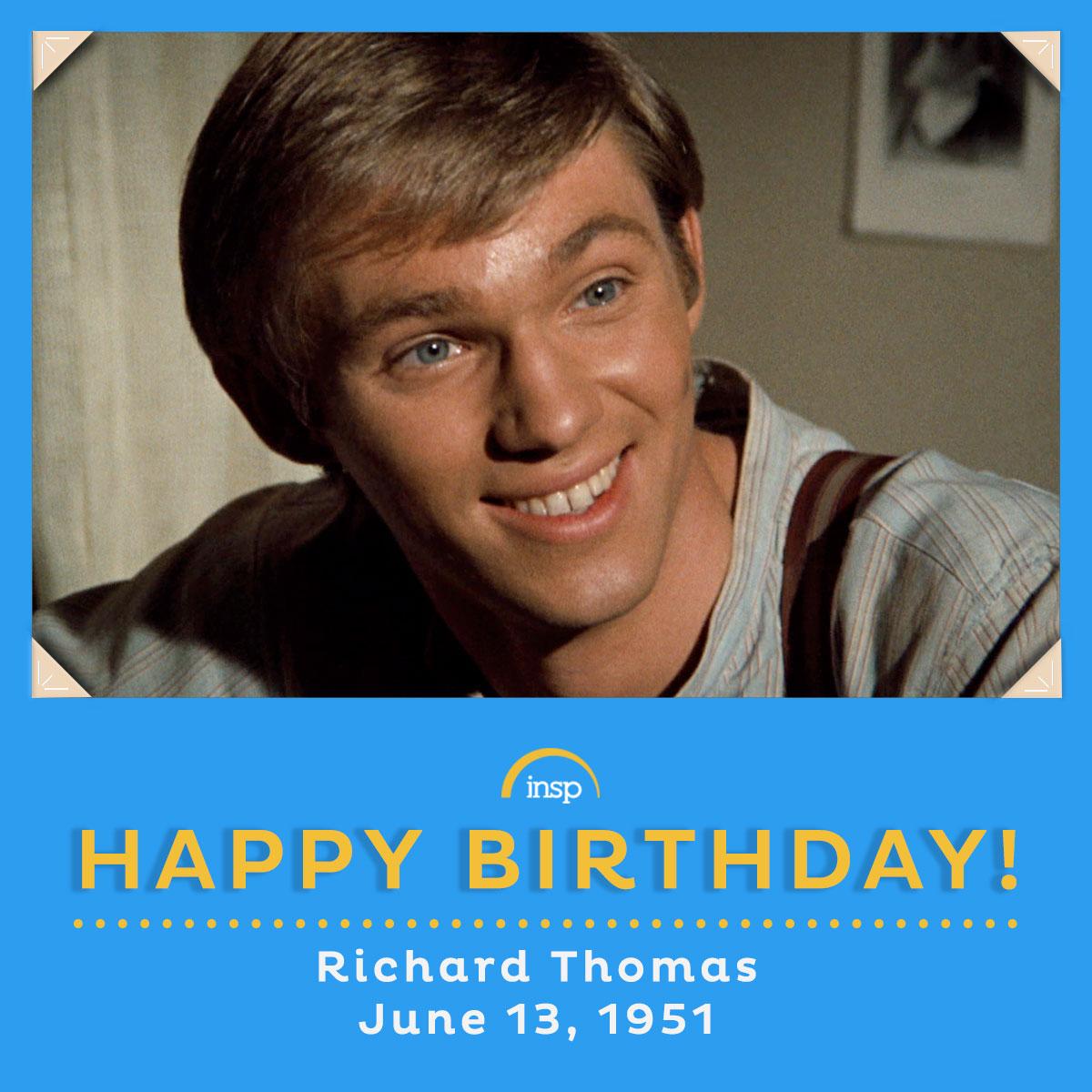 To wish Richard Thomas a very happy birthday! 