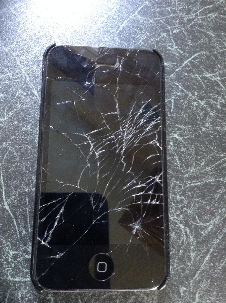 Yesterday dropped 4pints milk today dropped my phone😥