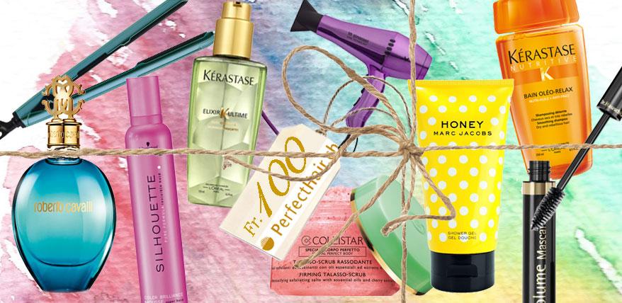 Perfecthair feiert mit einem Konfettiregen aus Beauty-Produkten. Gewinnt 3x100 Fr Gutscheine: bit.ly/1S42ffS