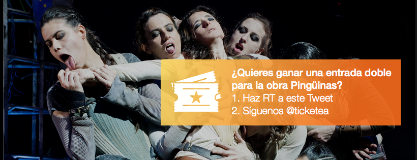 ticketea's tweet photo. #SorteoExprés! Sorteamos 4 entradas (2 dobles) para #Pingüinas en el @TeatroEspanol. +info: http://t.co/DxtVDnF4KU http://t.co/zGT7pvehuI