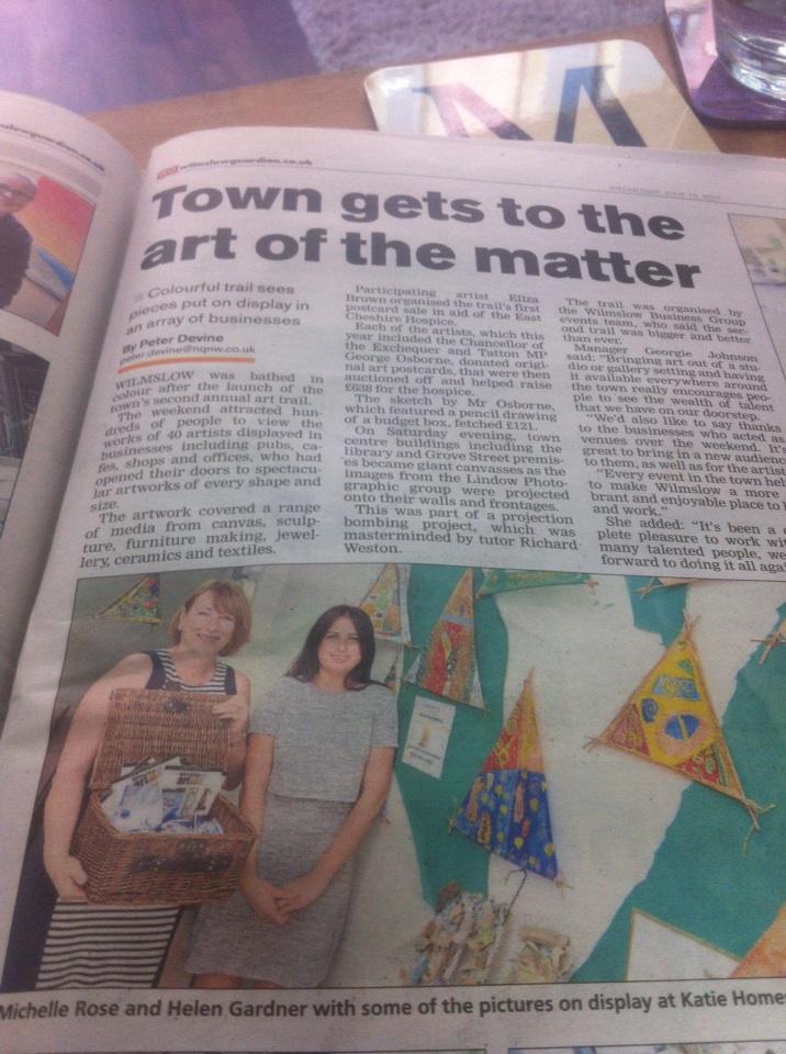 Big thank you children from <a href="/GorseyBank/">Gorsey Bank Primary</a> for beautiful art for <a href="/wilmslowArt/">Wilmslow Art Trail</a> and @WilmslowBusGp #wilmslow