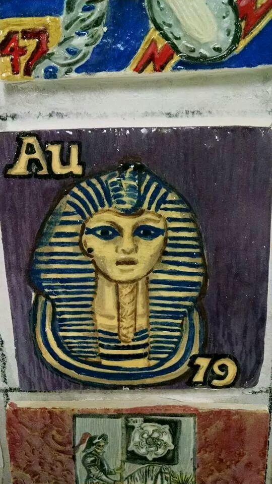 LMFosnaugh's tweet image. Fantastic tile mural of Periodic Table made by art students- way to go @ThurstonHS ! #chemistry # science