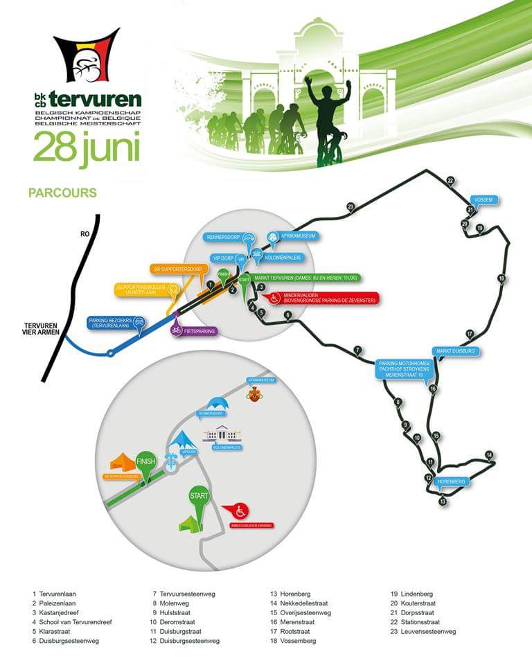 BKtervuren's tweet image. Ons parcours voor het BK! #tervuren15