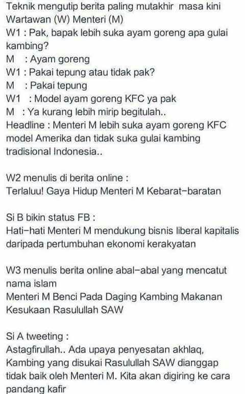 Sedikit kutipan bijimana sebuah peristiwa bisa berubh dan di buzz oleh netizen. Cam inilah yg terjd skrg