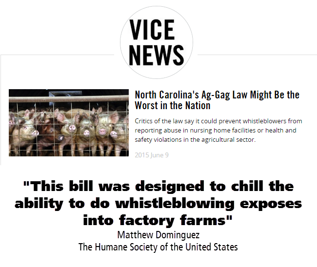 Matt_Dominguez's tweet photo. Powerful article by @robverger on the dangerous new #NCaggag law https://t.co/TQKXSUmBkB @vicenews #NCpol #ncga http://t.co/wx6DQXQwPd