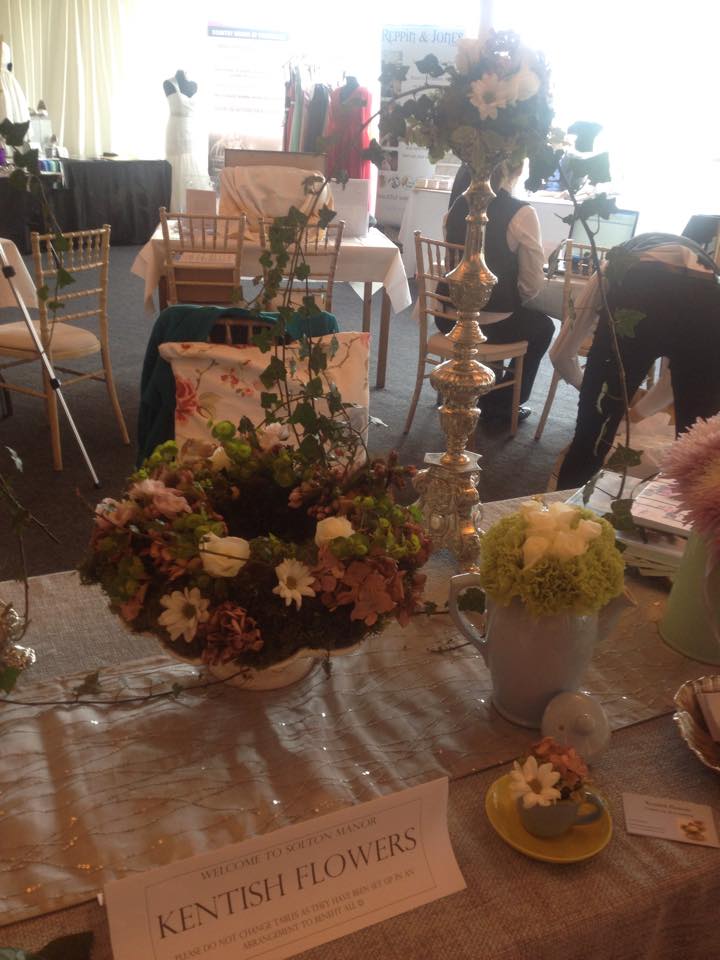 Kentish Flowers at Solton Manor #wedding fayre, April 2015 kentishflowers.co.uk/kentish-flower…