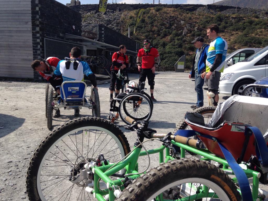 DHSTINIOG's tweet photo. World record attempt for the most vertical meters descended by @ProjectEnduro next week @DHSTINIOG #anturstiniog http://t.co/lADdrepZco
