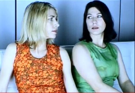 Happy Birthday to Kim Deal (right) of The Pixies with (left) 
