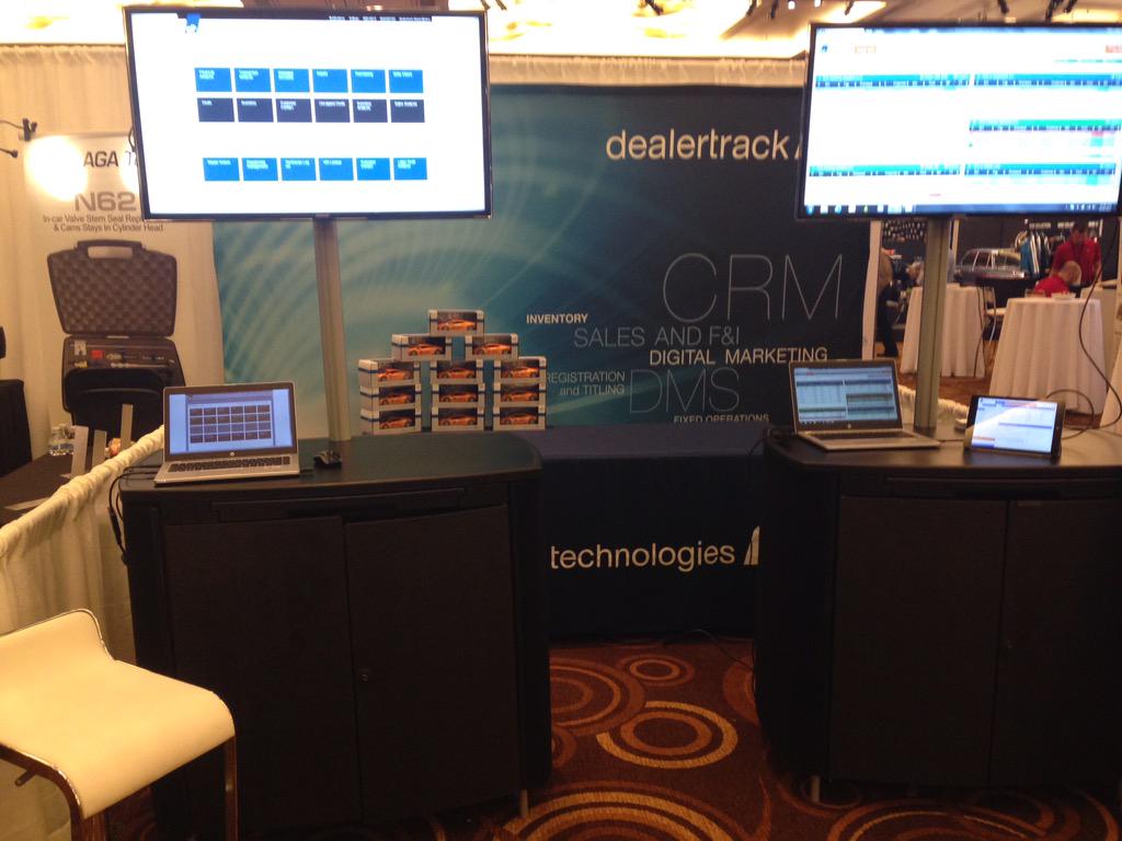 DealertrackDMS's tweet photo. The team & booth are ready for another great day at #BMWNAC! Stop by and see us at booth #1701. http://t.co/InOBGfwOAb