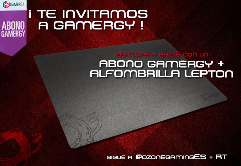 OzoneGamingEs's tweet photo. ¡Te invitamos a @GamergyES! 

Síguenos, @OzoneGamingEs, RT y hazte con un Abono+Lepton.

El Lunes anunciamos ganador. http://t.co/DmFPQNUYTO