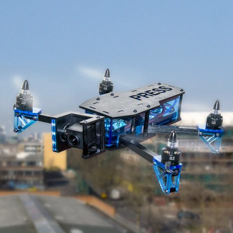 dezeen's tweet photo. Imagining a future where London is patrolled by a fleet of drones: http://t.co/laMOvu5a4C #technology #MINIFrontiers http://t.co/FITYDUffWM