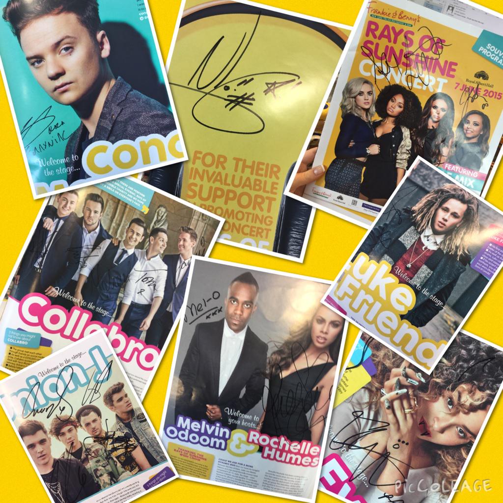 RaysofSunshine's tweet photo. Don't forget to RT&Follow us to #win a @frankienbennys #SunshineConcert signed programme #sunshinecomp http://t.co/EIzgYLTL5M