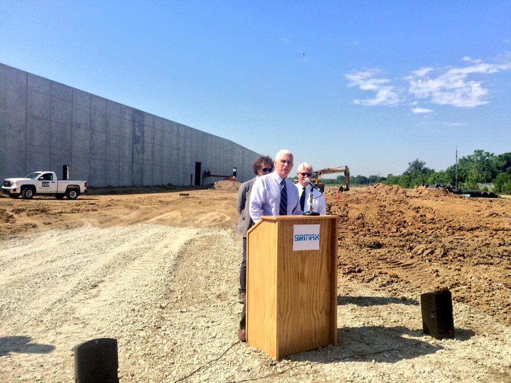 IEDC_katelyn's tweet photo. When I met w/ Massimo in Detroit in January, he said it was the people of Indiana that won this deal -@GovPenceIN http://t.co/Yt0w5co24w