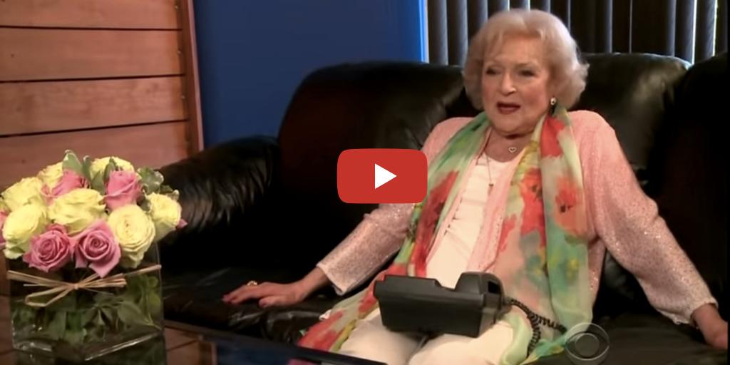 Watch Betty White place a totally diva prank call to James Corden