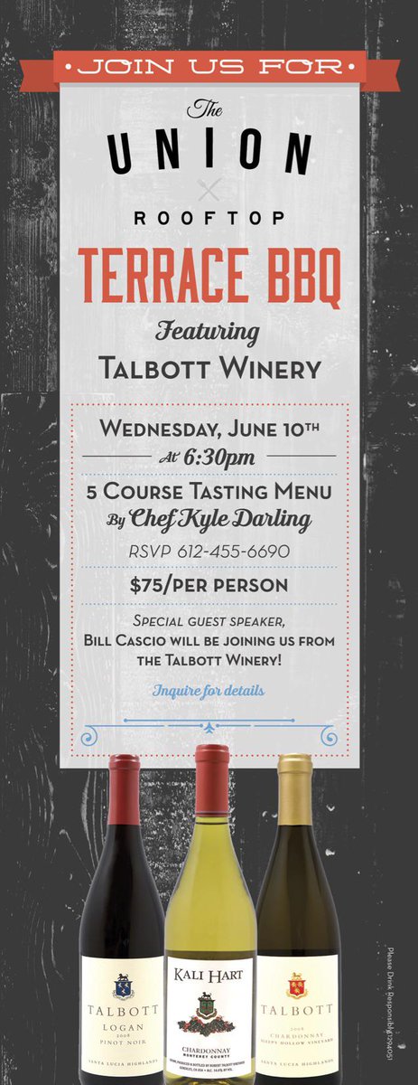 Join us tonight as we team up with The Union Restaurant for an unforgettable experience on their rooftop terrace!