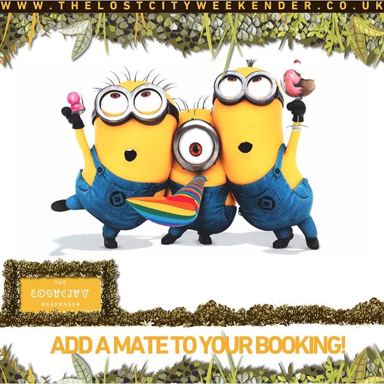 TLCWeekender's tweet image. We've all got that last min dot com friend! You can add them to your booking   
thelostcityweekender.co.uk/tickets/ #TLCWeekender