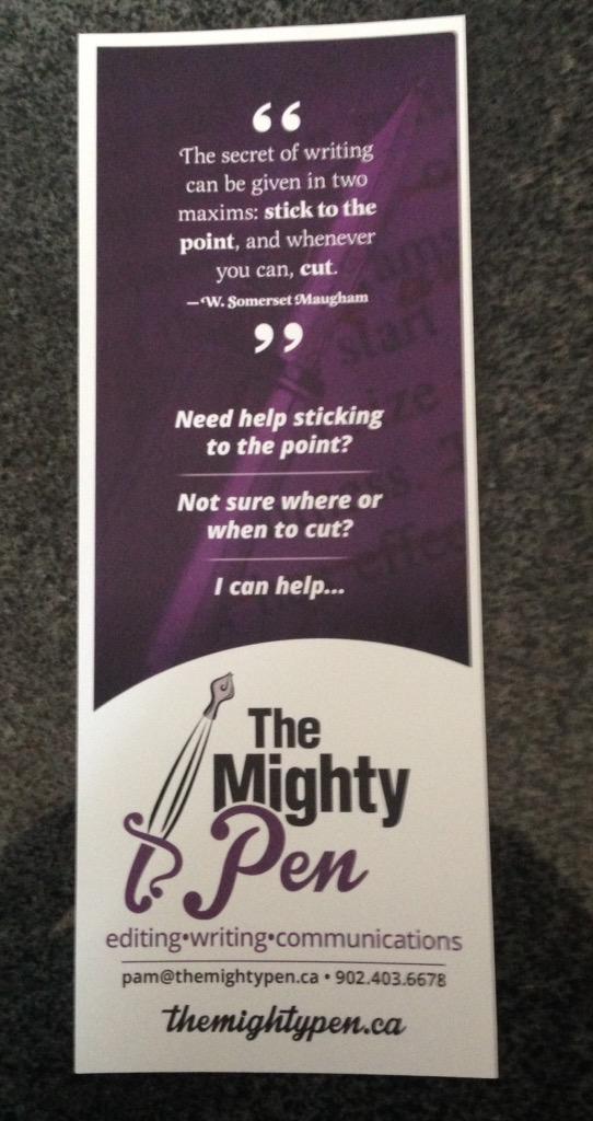 Need a good editor or writer? I happen to know somebody.😊 themightypen.ca