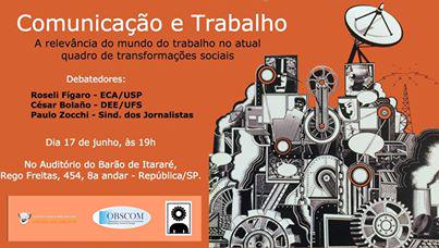 comtrab's tweet photo. Debate sobre Comunicação e Trabalho no Barão de Itararé. Dia 17/06 às 19h. http://t.co/IpH5wa6etr http://t.co/Rua1HQiytZ
