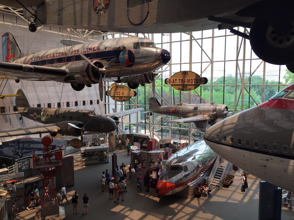 NRMSchool's tweet photo. Thinking of flying home. Which one should we take? @airandspace #NRMSDC2015 http://t.co/od2k3d0vtV