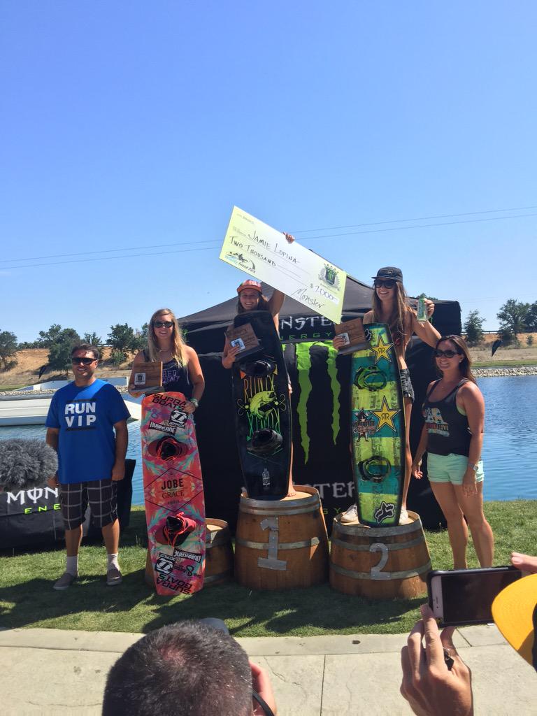 Ronix's tweet photo. Congrats @JamieLopina on holding it down for the ladies and taking the win at the 2nd stop @WakeParkTC #ronixlive http://t.co/djkKumNgcy