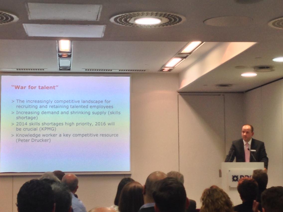 IWFM_CEO's tweet image. @bifm_fraser tells @BIFMLondon event about the war for talent and how #fmqualifications help #WorldFMDay