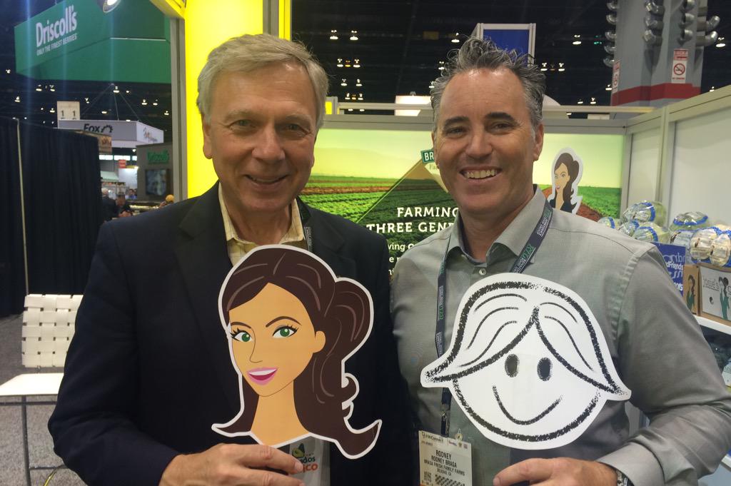 #JosieandFriends with Mark of <a href="/CIACulinary/">The CIA</a> and our CEO Rod Braga #UnitedFresh2015