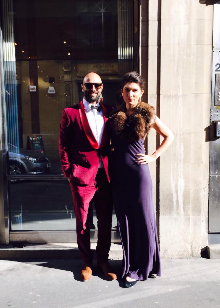 Off to the ball with a big red badger @cainullah <a href="/redbadgerteam/">Red Badger</a>