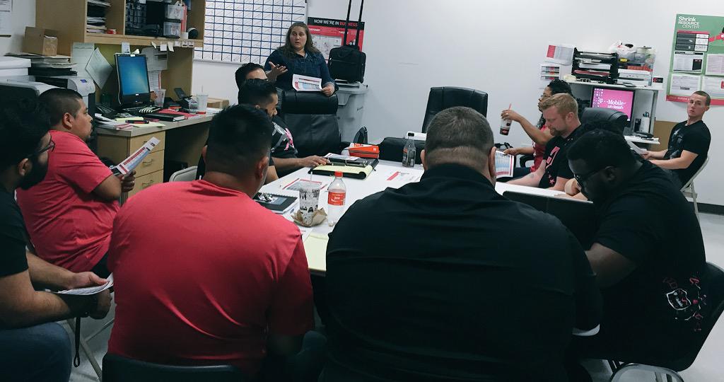 Brittany sharing Time Management tips at #NovaBest RAM Meeting. #knowledgeispower
