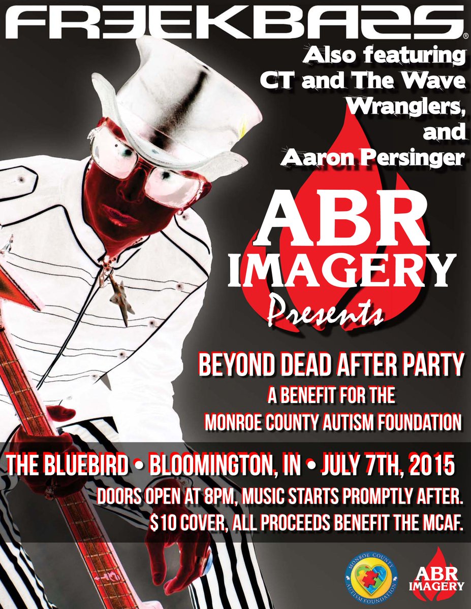 hoosierpanic's tweet image. @GrooveBloom can we get a RT for our Autism Benefit @thebluebirdbar on July 7th with @Freekbass Btown come support!