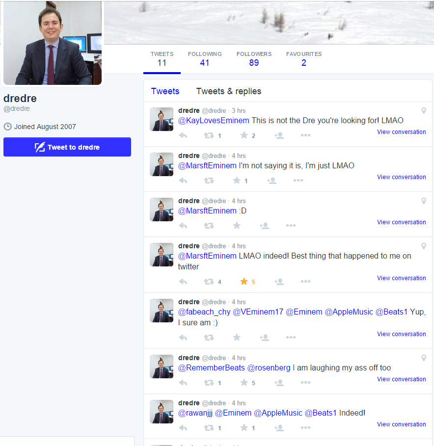 EminemTurkeyCom's tweet photo. 5) Gerçi arkadaşın en son adam akıllı tweeti 2013'e ait, etiketlendiğini görmesi bile bir başarı. İyi ki görmüş :D http://t.co/reyLiRoxOT