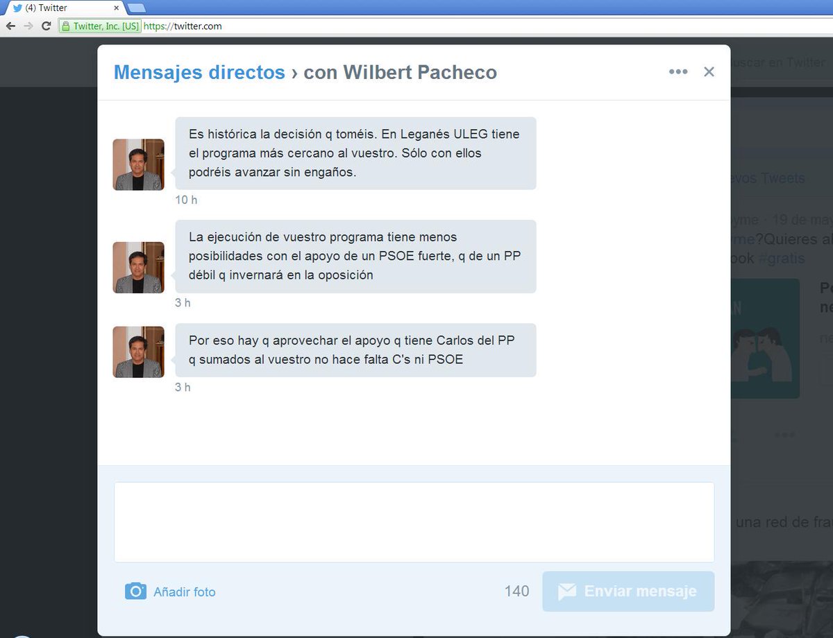 leganemos's tweet photo. #Leganes Nº 13 ULEG afirma q el PP apoya a Carlos Delgado y pide a Leganemos q se sume al acuerdo a través d twitter http://t.co/PhPpbojKmW