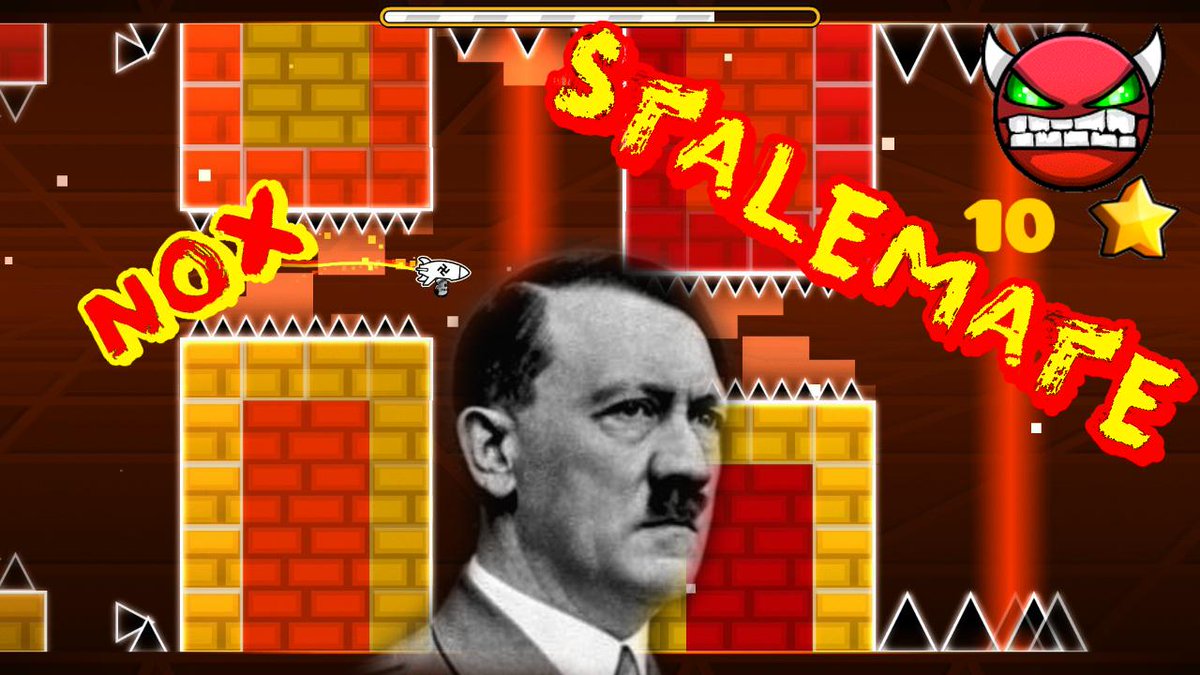 SoulsTRK's tweet image. Ya está hecha la miniatura del vídeo de Hitler, en unos 15 min. se sube más o menos xD