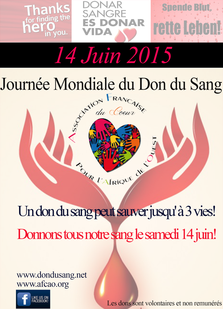 IndhiraYD's tweet photo. AFCAO encourage le don du sang ce WE! Les opérations à cœur ouvert en dépendent !! @karine_oriot @afcao #Cardiology http://t.co/cyhmKwFADp