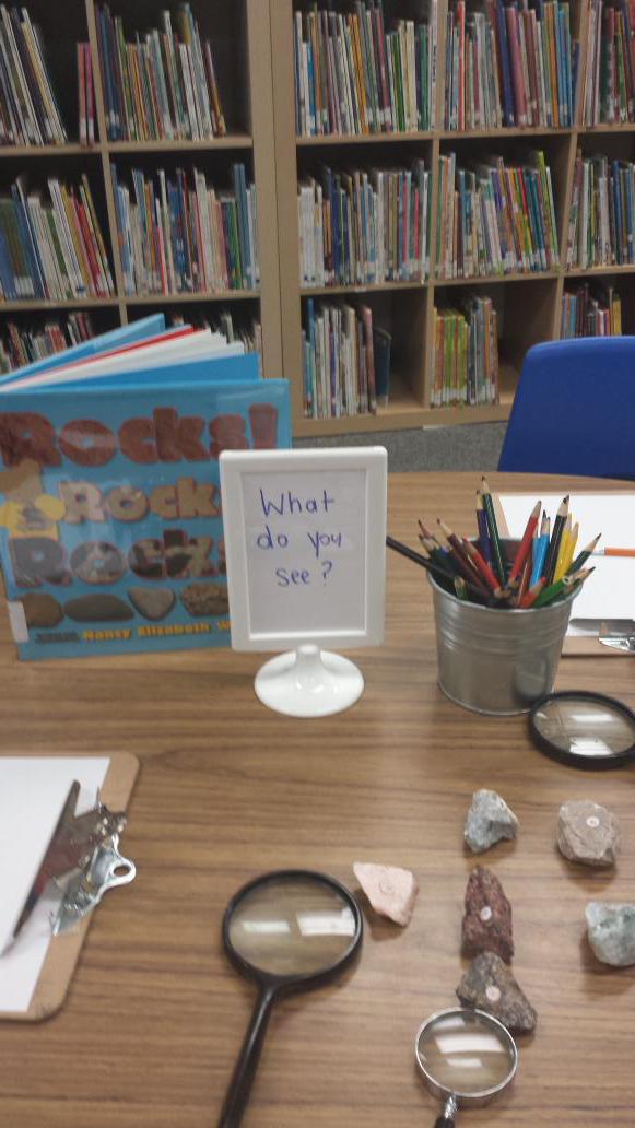 #kindergarten #science #provocation in the #library. <a href="/BrandonGatePS/">Brandon Gate PS</a>