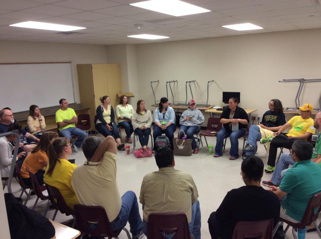 pwagnerlcisd's tweet image. #PBL #edcamp happening at #interact2015 #icafelc