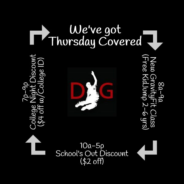 Don't say we never told you... Thursday is HOT! And we've got you covered!