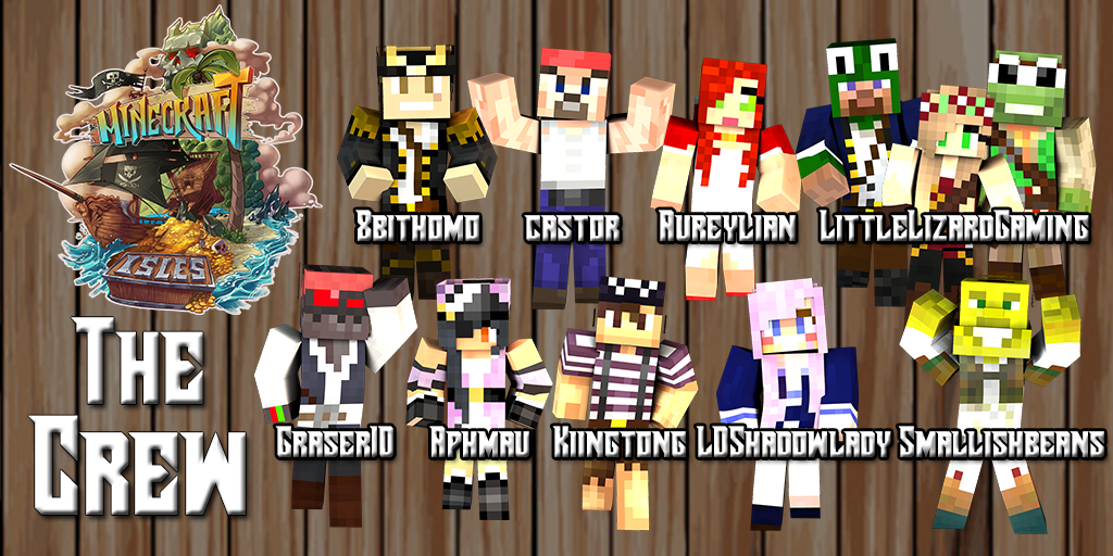 8bitdylan's tweet image. Cast Reveal for @MinecraftIsles a new SMP/Roleplaying series I am doing with these lovely people this summer! #Modded